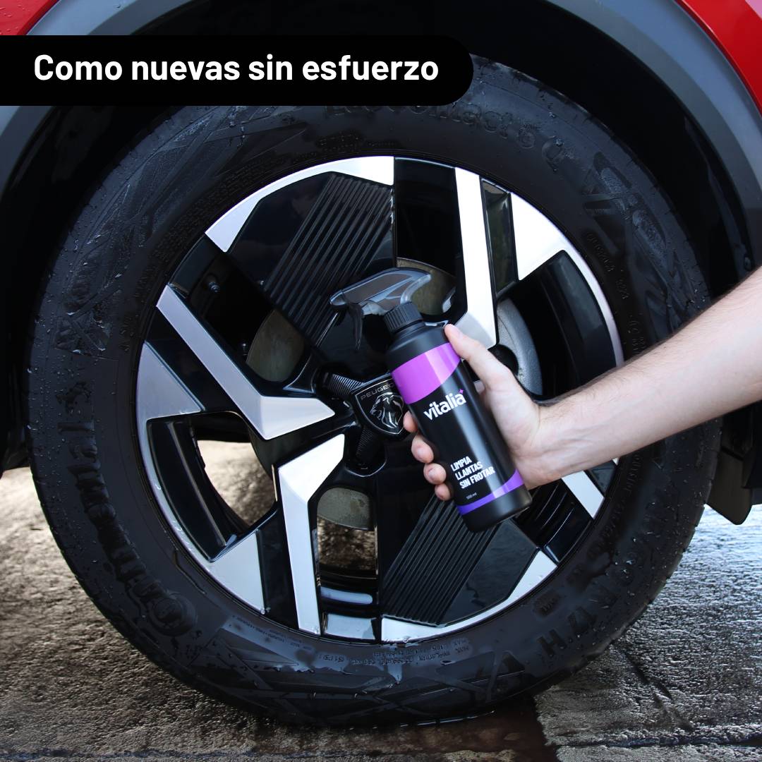Limpia Llantas Sin Frotar 500ml - Descontaminante Férrico