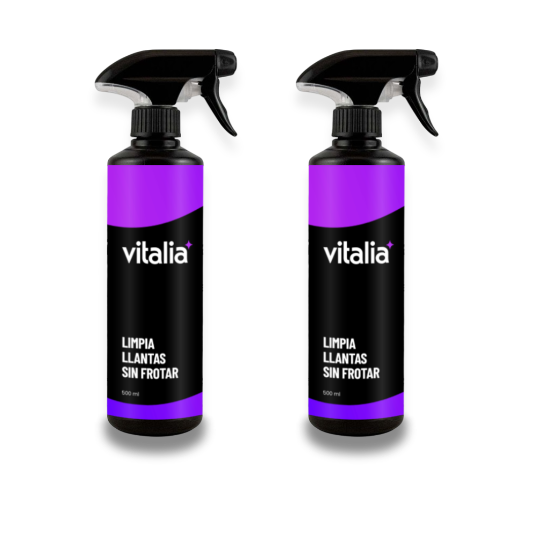 Limpia Llantas Sin Frotar 500ml - Descontaminante Férrico