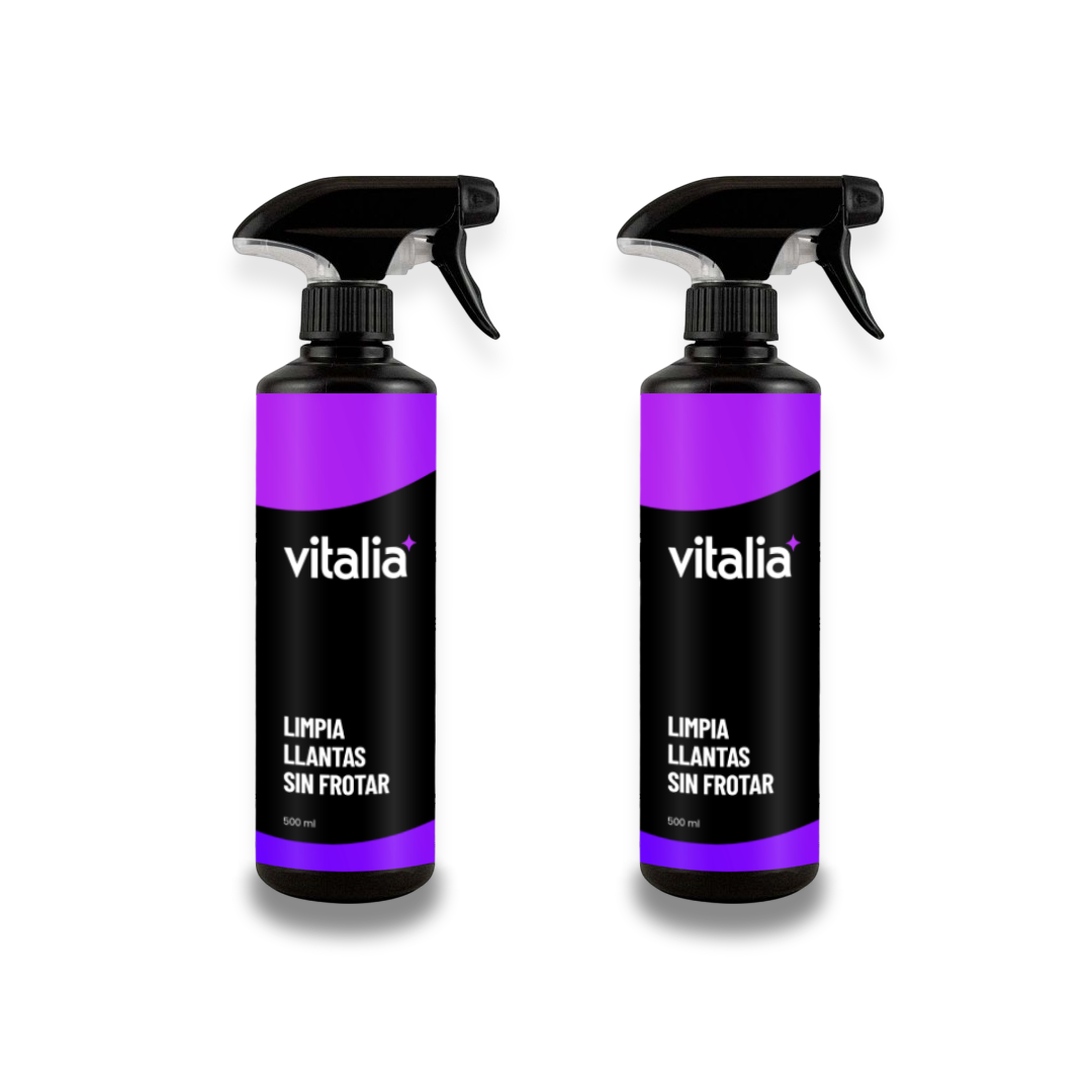 Limpia Llantas Sin Frotar 500ml - Descontaminante Férrico