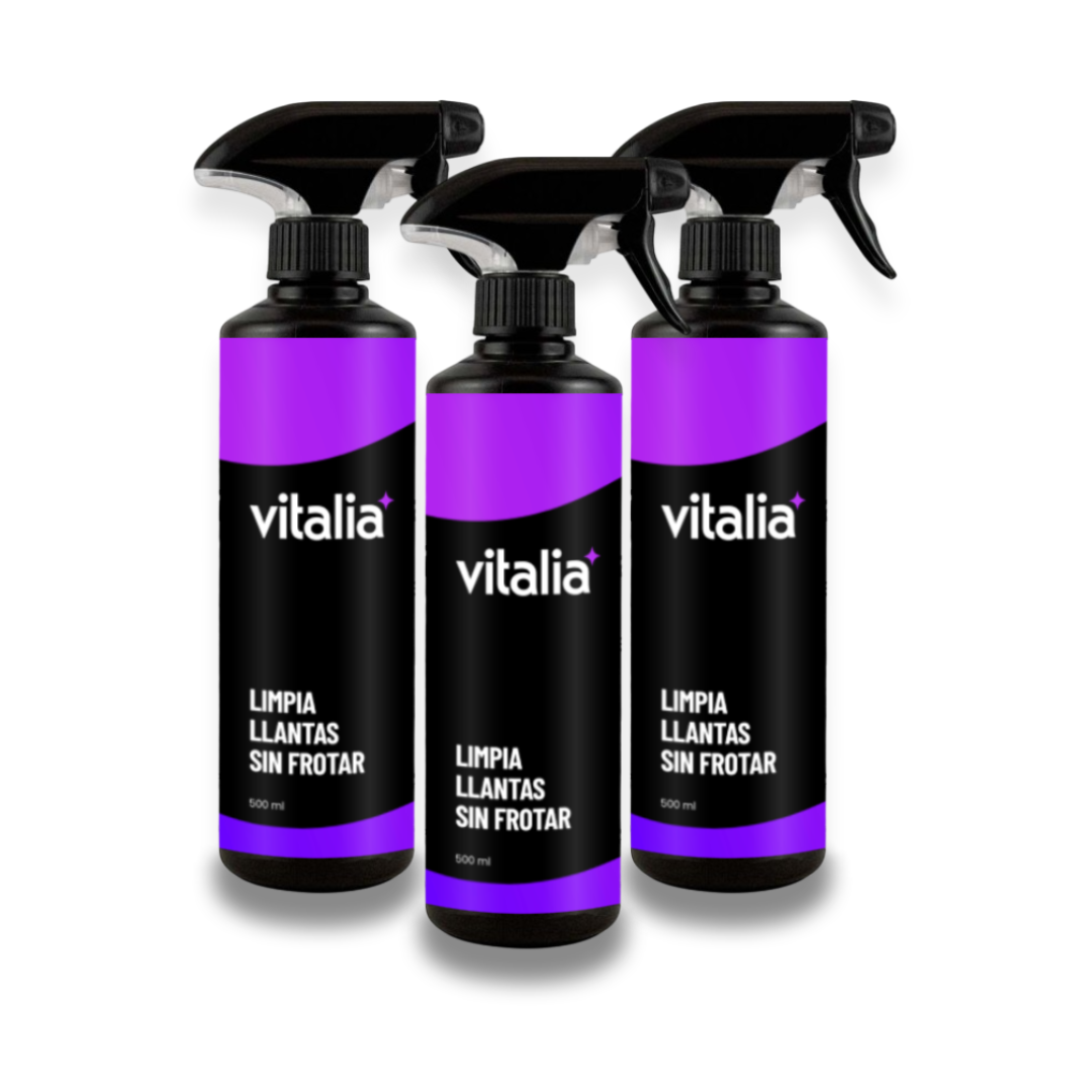 Limpia Llantas Sin Frotar 500ml - Descontaminante Férrico