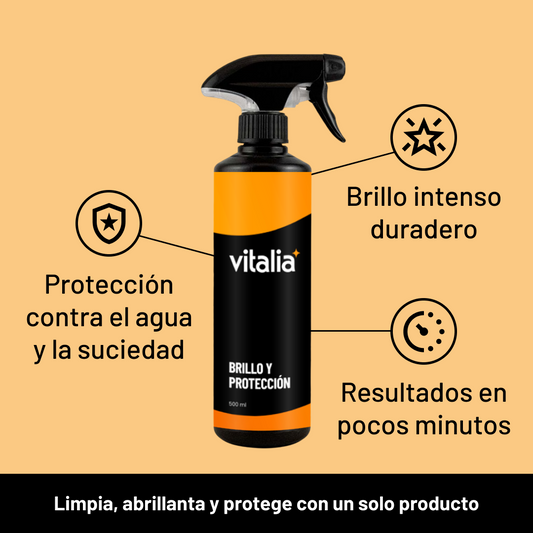 Brillo y Protección 500ml - Cera Carnauba Líquida