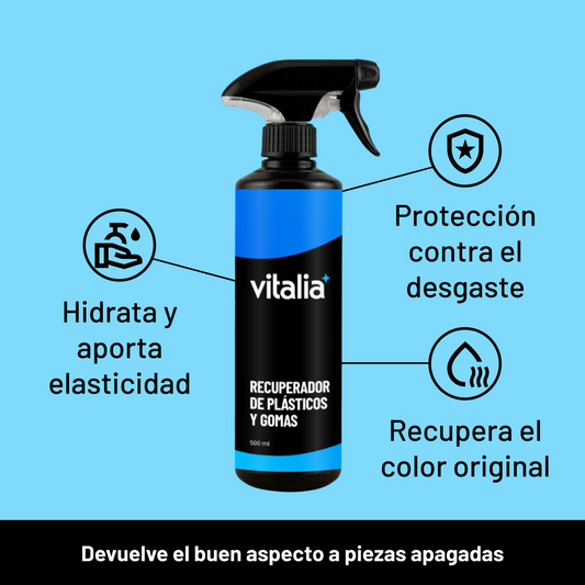 Recuperador de Plásticos y Gomas 500ml - Hidratador de Neumáticos