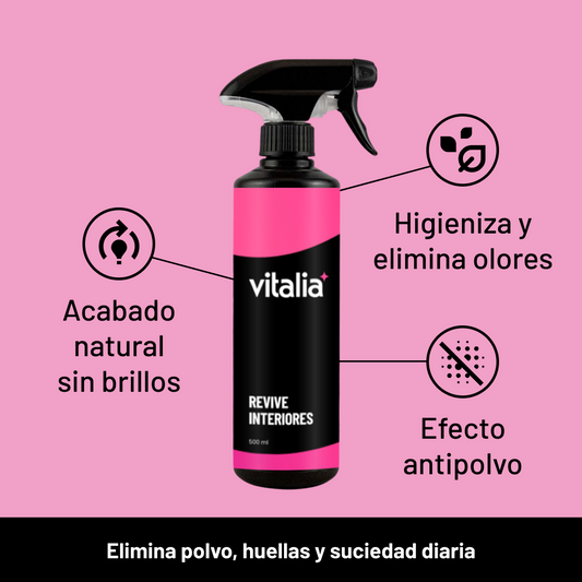 Revive Interiores 500ml - Limpia Salpicaderos Sin Siliconas